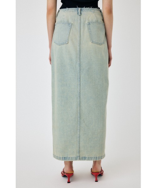 MOUSSY(マウジー)の「DENIM MAXI PENCIL スカート(スカート・レディース・ワンウォッシュ/ライトブルー・1/2)」の10枚目の写真
