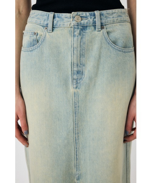 MOUSSY(マウジー)の「DENIM MAXI PENCIL スカート(スカート・レディース・ワンウォッシュ/ライトブルー・1/2)」の11枚目の写真