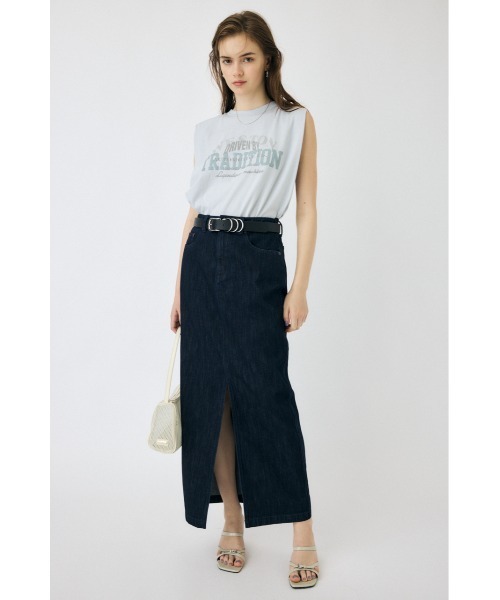 MOUSSY(マウジー)の「DENIM MAXI PENCIL スカート(スカート・レディース・ワンウォッシュ/ライトブルー・1/2)」の19枚目の写真