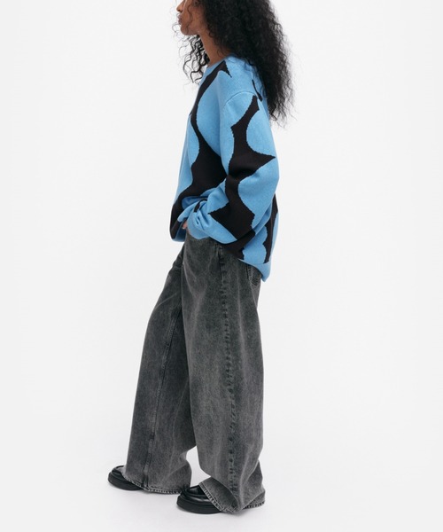 marimekko（マリメッコ）の「Sesonki Uni / knitted pullover（ニット/セーター・レディース・ブルー・SMALL/MEDIUM/LARGE/X-SMALL）」の7枚目の写真