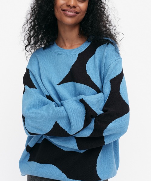 マリメッコ　ニット 2023AW】marimekko マリメッコ/ Ruode Unikko ニットベスト