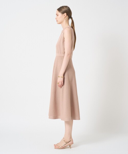 ANAYI(アナイ)の「サマーメッシュワンピース〈セットアップ対応商品〉(ワンピース・レディース・ブルー/ブラック/ピンクベージュ・38/36/34)」の5枚目の写真