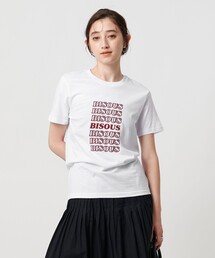 Les petits basics（ルベーシック）の「＜Les Petits Basics＞BISOUS プリントTシャツ（Tシャツ/カットソー）」