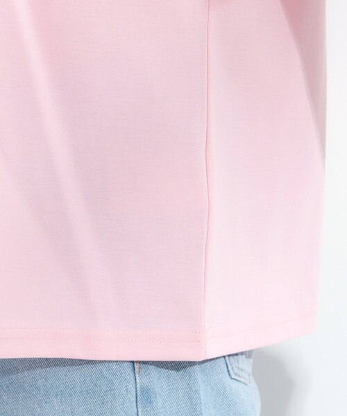 Cutie Blonde（キューティーブロンド）の「【S-LL/汗ジミ軽減/ひんやり/UVカット】フリルTシャツ（Tシャツ/カットソー・レディース・ピンク/イエロー系その他/ホワイト/チャコールグレー・01/04/02/03）」の9枚目の写真