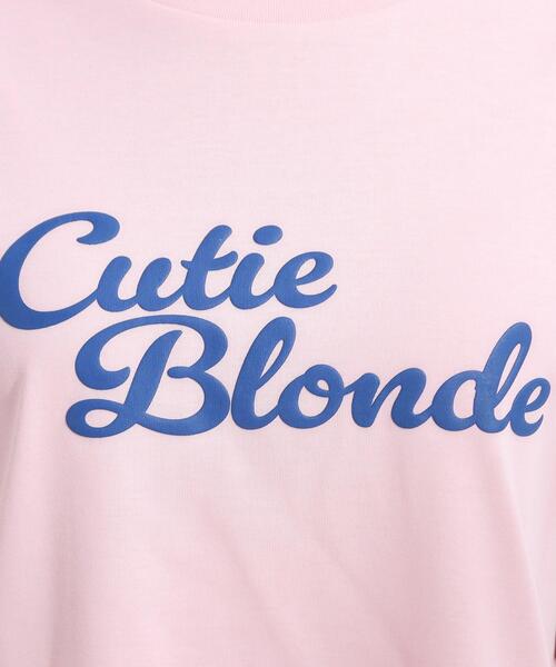 Cutie Blonde（キューティーブロンド）の「【S-LL/汗ジミ軽減/ひんやり/UVカット】フリルTシャツ（Tシャツ/カットソー・レディース・ピンク/イエロー系その他/ホワイト/チャコールグレー・01/04/02/03）」の8枚目の写真
