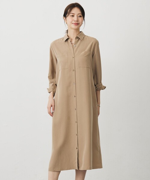 J .PRESS / 【洗える】MIX COLORED ニット ワンピース セール】 【洗える】MIX COLORED ニット ワンピース （ミニ丈・ひざ丈