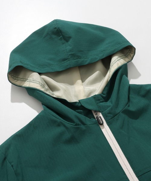 KRIFF MAYER Kid's Collection（クリフメイヤーキッズコレクション）の「【撥水・防汚】アクティブストレッチマウンテンパーカー（マウンテンパーカー・キッズ・グリーン/ベージュ/パープル/ブラック・140/150/160/170/120/130）」の12枚目の写真