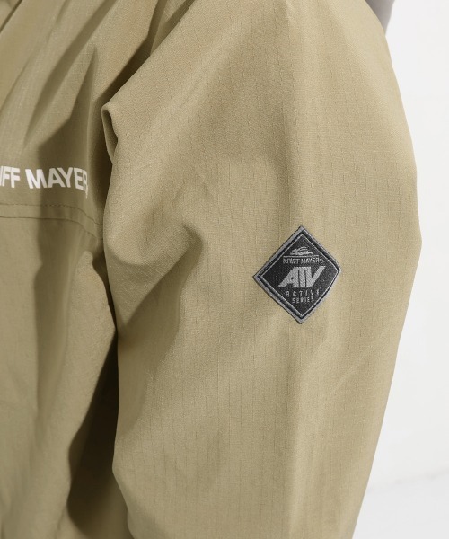 KRIFF MAYER Kid's Collection（クリフメイヤーキッズコレクション）の「【撥水・防汚】アクティブストレッチマウンテンパーカー（マウンテンパーカー・キッズ・グリーン/ベージュ/パープル/ブラック・140/150/160/170/120/130）」の14枚目の写真