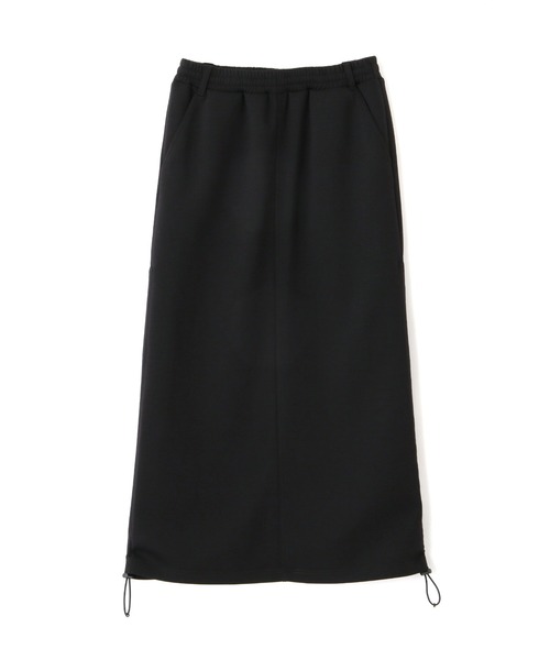 AVIREX（アヴィレックス）の「NYLON×DOUBLE KNIT LAYERED SKIRT/ナイロン×ダブルニットレイヤードスカート（スカート・レディース・グレー/オリーブ/ブラック・F）」の11枚目の写真