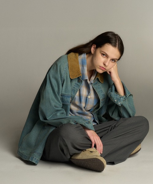 セール】デニムカバーオールジャケット（ブルゾン）｜FUSE（フューズ