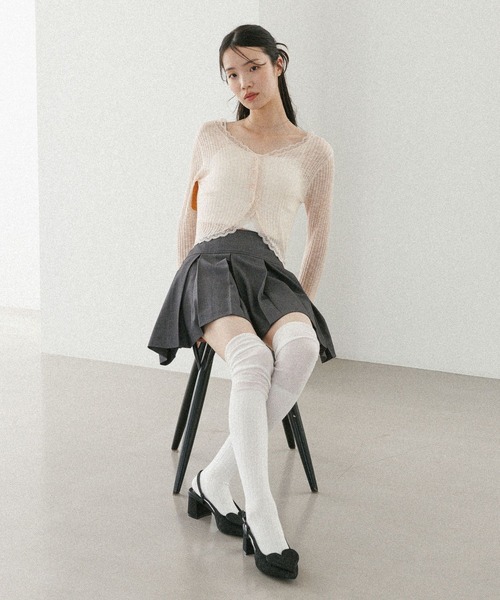 Heather（ヘザー）の「ハートヒールサンダル　497922（サンダル・レディース・ブラック/ブラック系その他・M/L）」の8枚目の写真