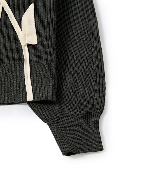 サステナブル】3Dモチーフカーディガン（カーディガン/ボレロ