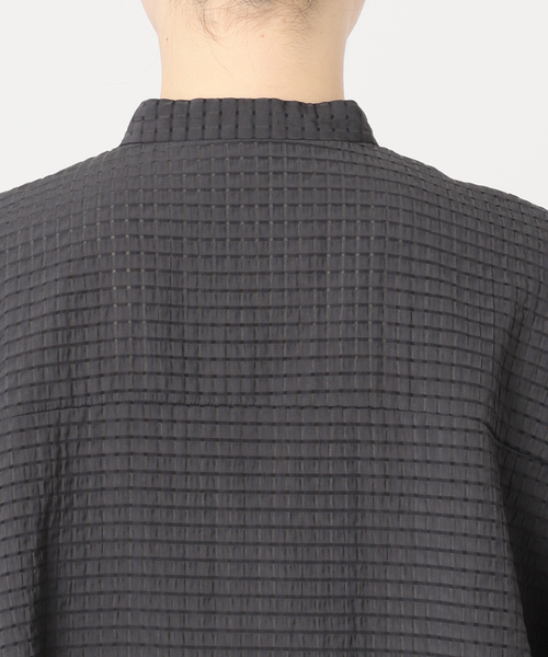 JOURNAL STANDARD（ジャーナルスタンダード）の「《追加2》シアーチェックポンチョブラウス（シャツ/ブラウス・レディース・ホワイト/ブルー系その他/ブラック/スミクロ・FREE）」の21枚目の写真