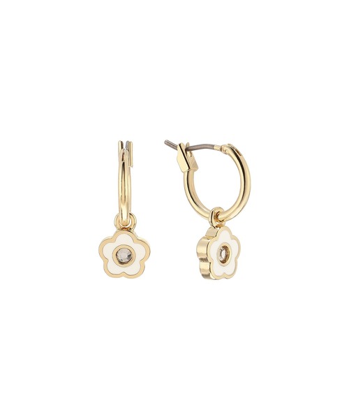 2-5日着 MARY QUANT スムースエポデイジーチャーム フープピアス MARY QUANT ONLINE SHOP｜マリークヮントオンラインショップ