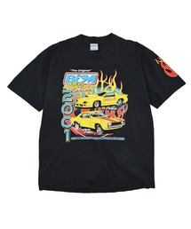 【USED】Y2K All sports “B&W” レーシング Tシャツ USA製