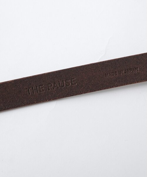 THE PAUSE（ザ ポーズ）の「【THE PAUSE】ワイドバックル細ベルト（ベルト・レディース・ブラック/ダークブラウン・FREE）」の6枚目の写真