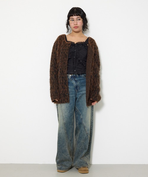 SLY J／W SWITCHING STRAIGHT パンツ SLY | J／W SWITCHING STRAIGHT パンツ (ストレート ) |SHEL