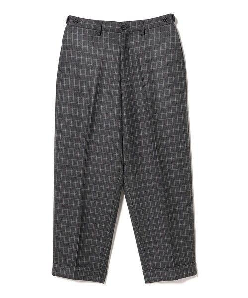 BEAMS PLUS(ビームスプラス)の「ダブルウィーブ ウール チェック ワイド アイビートラウザーズ(その他パンツ・メンズ・チャコールグレー/ネイビー・S/XL/M)」の18枚目の写真