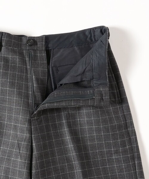BEAMS PLUS(ビームスプラス)の「ダブルウィーブ ウール チェック ワイド アイビートラウザーズ(その他パンツ・メンズ・チャコールグレー/ネイビー・S/XL/M)」の19枚目の写真