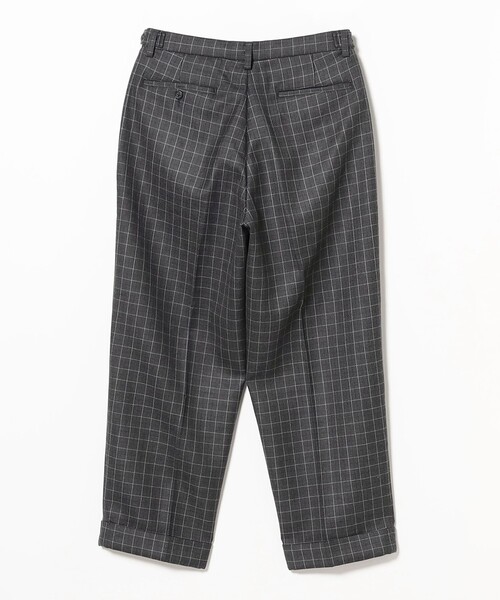BEAMS PLUS(ビームスプラス)の「ダブルウィーブ ウール チェック ワイド アイビートラウザーズ(その他パンツ・メンズ・チャコールグレー/ネイビー・S/XL/M)」の20枚目の写真