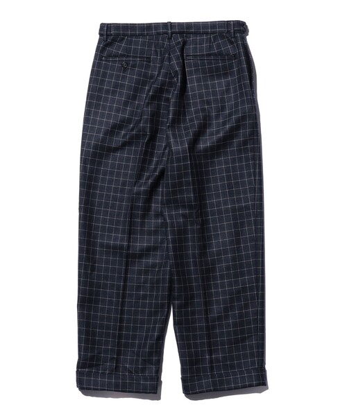 BEAMS PLUS(ビームスプラス)の「ダブルウィーブ ウール チェック ワイド アイビートラウザーズ(その他パンツ・メンズ・チャコールグレー/ネイビー・S/XL/M)」の5枚目の写真