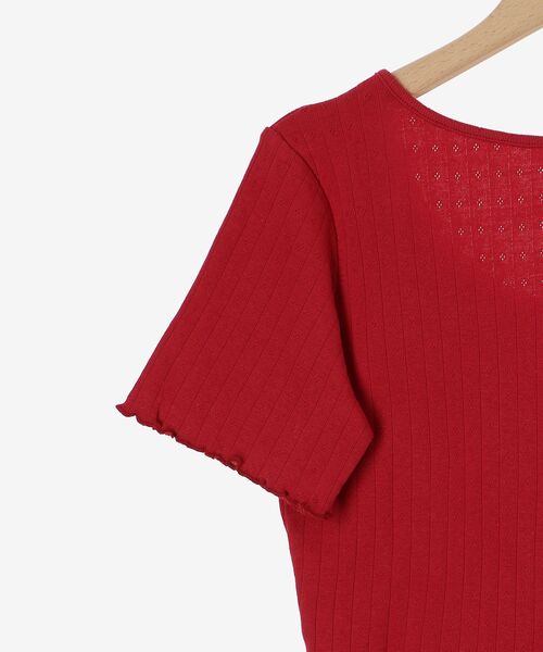 MAJESTIC LEGON(マジェスティックレゴン)の「ペプラムキャミセットカットカーデ(カーディガン/ボレロ・レディース・ブルー系その他4/ホワイト系5/レッド系その他2/ブラック系その他・MEDIUM)」の15枚目の写真