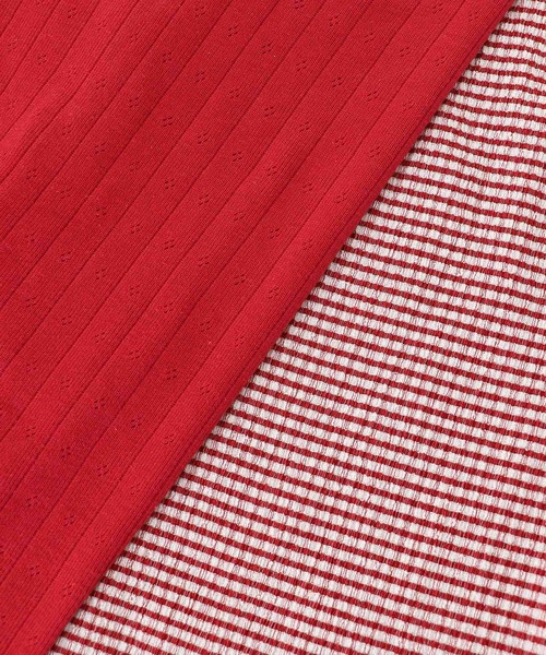 MAJESTIC LEGON(マジェスティックレゴン)の「ペプラムキャミセットカットカーデ(カーディガン/ボレロ・レディース・ブルー系その他4/ホワイト系5/レッド系その他2/ブラック系その他・MEDIUM)」の22枚目の写真