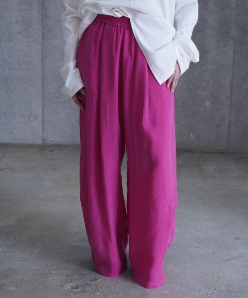 k3&co.(ケイスリーアンドコー)の「Gathered pants(その他パンツ・レディース・ピンク・ONE SIZE)」の5枚目の写真