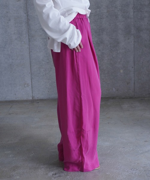k3&co.(ケイスリーアンドコー)の「Gathered pants(その他パンツ・レディース・ピンク・ONE SIZE)」の6枚目の写真