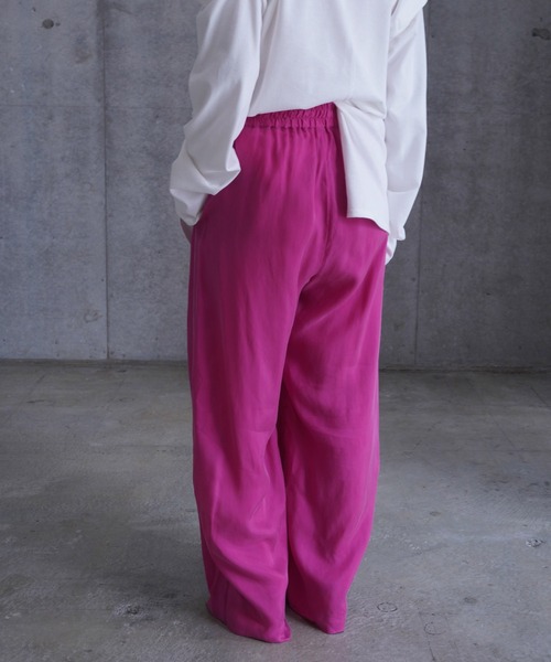 k3&co.(ケイスリーアンドコー)の「Gathered pants(その他パンツ・レディース・ピンク・ONE SIZE)」の8枚目の写真