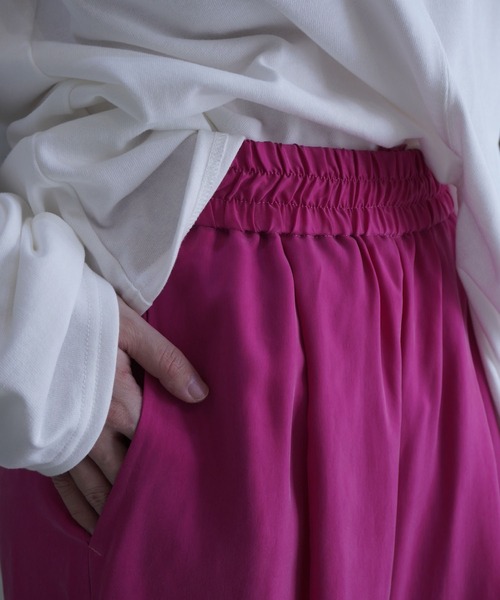 k3&co.(ケイスリーアンドコー)の「Gathered pants(その他パンツ・レディース・ピンク・ONE SIZE)」の10枚目の写真