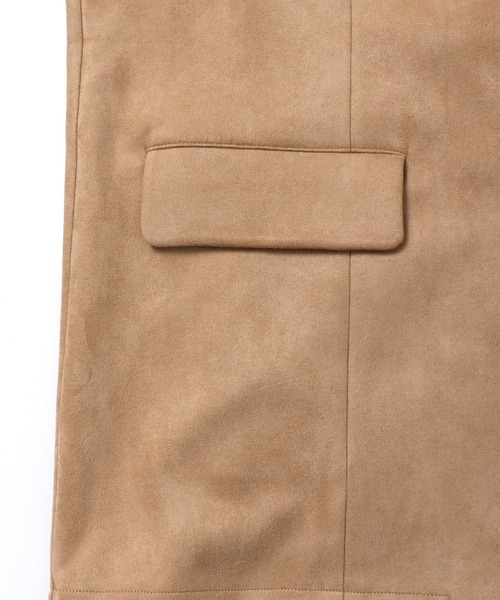 hunch(ハンチ)の「フェイクスウェード テーラードジャケット(テーラードジャケット・レディース・ブラウン/チャコールグレー/ベージュ・FREE)」の18枚目の写真
