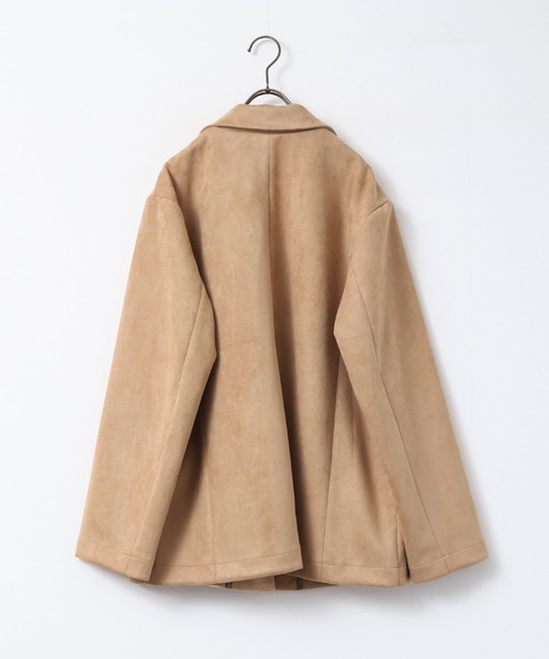 hunch(ハンチ)の「フェイクスウェード テーラードジャケット(テーラードジャケット・レディース・ブラウン/チャコールグレー/ベージュ・FREE)」の19枚目の写真