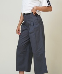 RIKKA FEMME | ツータック切替ワイドチノ(チノパンツ)