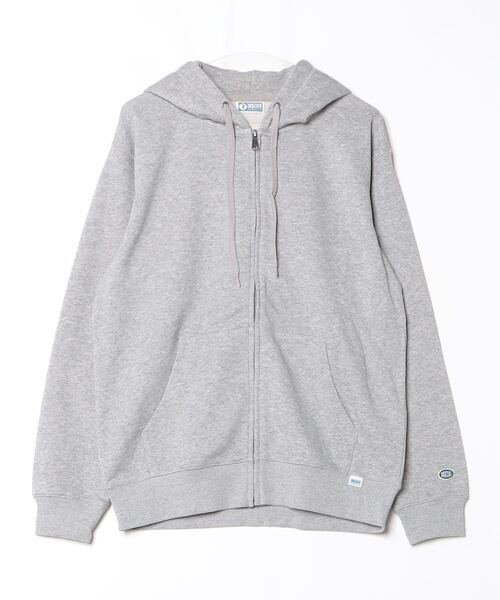 DISCUS ATHLETIC(ディスカス アスレチック)の「【DISCUS ATHLETIC/ディスカス アスレチック】裏毛フルZIPパーカー(パーカー・メンズ・杢グレー/ブラック/オートミール/ネイビー・X-LARGE/MEDIUM/LARGE)」の7枚目の写真