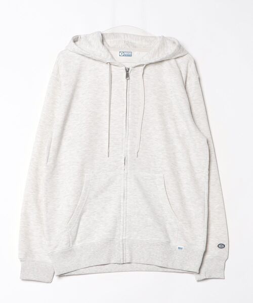 DISCUS ATHLETIC(ディスカス アスレチック)の「【DISCUS ATHLETIC/ディスカス アスレチック】裏毛フルZIPパーカー(パーカー・メンズ・杢グレー/ブラック/オートミール/ネイビー・X-LARGE/MEDIUM/LARGE)」の6枚目の写真