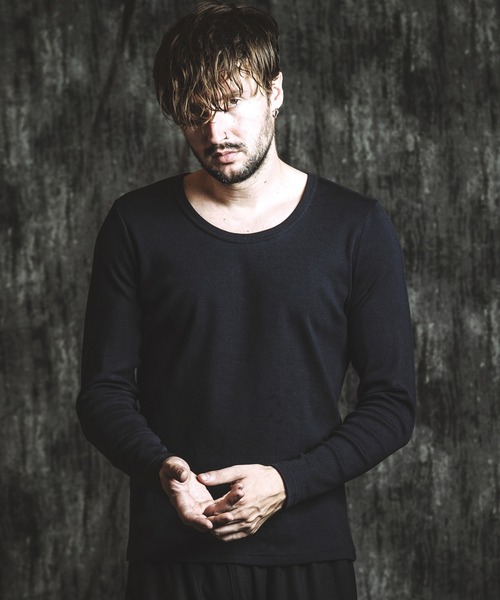 NO ID.（ノーアイディ）の「【NO ID.】Fraise U-Neck T-Shirt / フライス Uネック Tシャツ（Tシャツ/カットソー・メンズ・ホワイト/グレー/ブラック・2/1）」の19枚目の写真