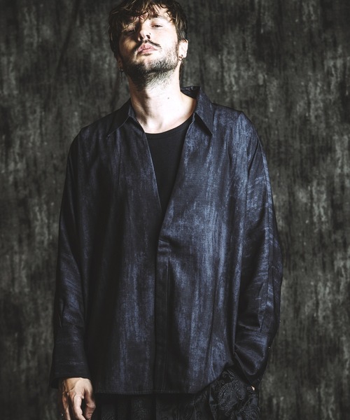 NO ID.（ノーアイディ）の「【NO ID.】Fraise U-Neck T-Shirt / フライス Uネック Tシャツ（Tシャツ/カットソー・メンズ・ホワイト/グレー/ブラック・2/1）」の10枚目の写真