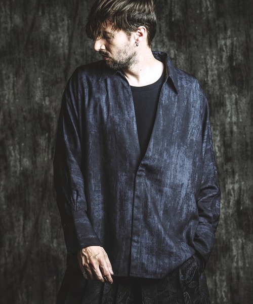 NO ID.（ノーアイディ）の「【NO ID.】Fraise U-Neck T-Shirt / フライス Uネック Tシャツ（Tシャツ/カットソー・メンズ・ホワイト/グレー/ブラック・2/1）」の11枚目の写真