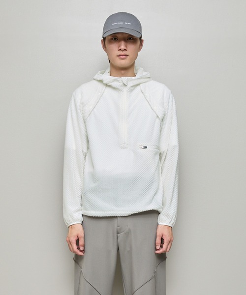 BAL（バル）の「OCTAR?  DETACHABLE SLEEVE PULL OVER HOODIE（パーカー・メンズ・ブラウン/ブラック/アイボリー・3/2/1）」の4枚目の写真