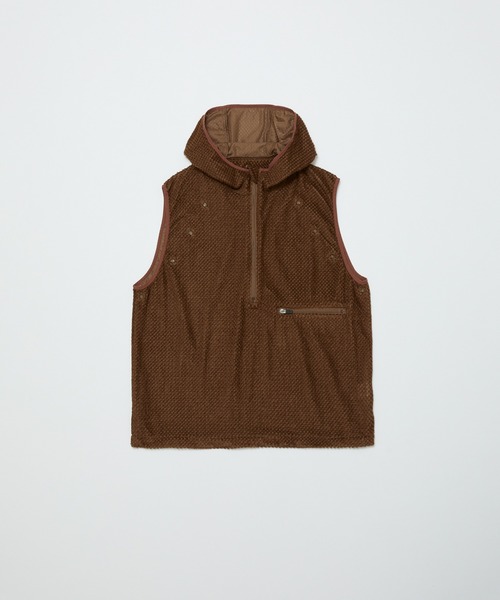 BAL（バル）の「OCTAR?  DETACHABLE SLEEVE PULL OVER HOODIE（パーカー・メンズ・ブラウン/ブラック/アイボリー・3/2/1）」の20枚目の写真