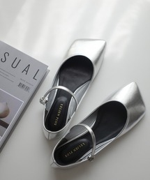 AmiAmi（アミアミ）の「ワイドオブリークトゥフラットメリージェーンパンプス（パンプス）」