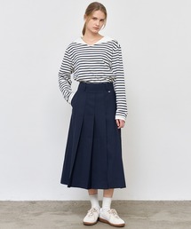 GENERAL IDEA/ジェネラルアイディア bold pleats long skirt ロングスカート
