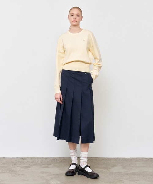 GENERAL IDEA(ジェネラルアイデア)の「GENERAL IDEA/ジェネラルアイディア bold pleats long skirt ロングスカート(スカート・レディース・ブラック/ネイビー/ベージュ/チャコール・S/M/L)」の11枚目の写真