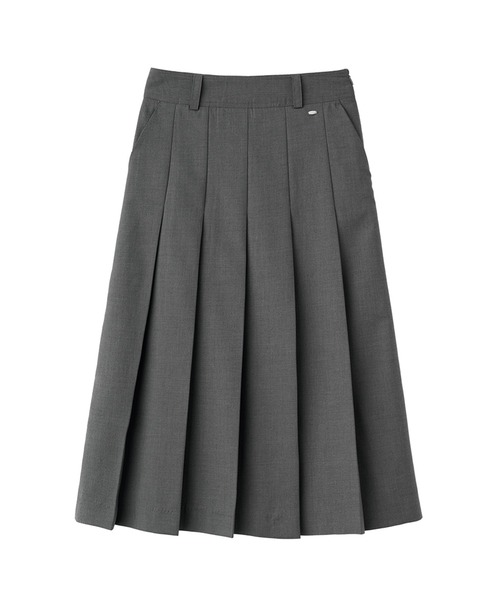 GENERAL IDEA(ジェネラルアイデア)の「GENERAL IDEA/ジェネラルアイディア bold pleats long skirt ロングスカート(スカート・レディース・ブラック/ネイビー/ベージュ/チャコール・S/M/L)」の19枚目の写真