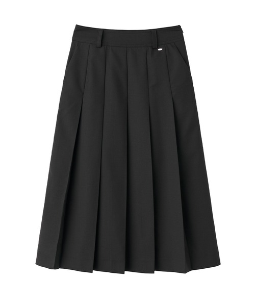 GENERAL IDEA(ジェネラルアイデア)の「GENERAL IDEA/ジェネラルアイディア bold pleats long skirt ロングスカート(スカート・レディース・ブラック/ネイビー/ベージュ/チャコール・S/M/L)」の6枚目の写真