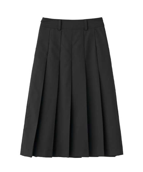 GENERAL IDEA(ジェネラルアイデア)の「GENERAL IDEA/ジェネラルアイディア bold pleats long skirt ロングスカート(スカート・レディース・ブラック/ネイビー/ベージュ/チャコール・S/M/L)」の5枚目の写真
