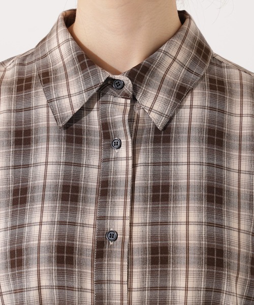 N.（N. Natural Beauty Basic）（エヌエヌナチュラルビューティーベーシック）の「【PS/低身長サイズ】ニットベストセットチェックワンピース（ワンピース・レディース・ベージュ系その他/ネイビー系・MEDIUM/PS）」の22枚目の写真