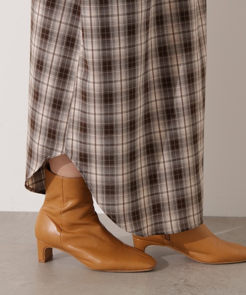 N.（N. Natural Beauty Basic）（エヌエヌナチュラルビューティーベーシック）の「【PS/低身長サイズ】ニットベストセットチェックワンピース（ワンピース・レディース・ベージュ系その他/ネイビー系・MEDIUM/PS）」の14枚目の写真