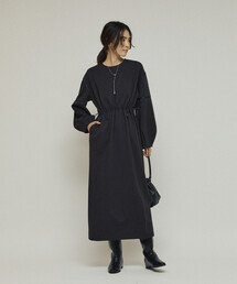 Firsthand（ファーストハンド）の「Firsthand/ファーストハンド コクーンスリーブ ダンボール スウェット ワンピース / スピンドル（ワンピース）」